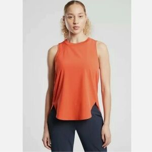 ATHLETA Zephyr Tank Top in Orange Size 1X